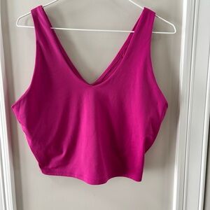 All in Motion Magenta Crop Top